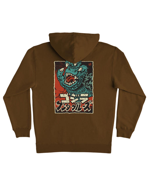 Santa Cruz Men's Godzilla Hand Pullover Hoodie - Brown