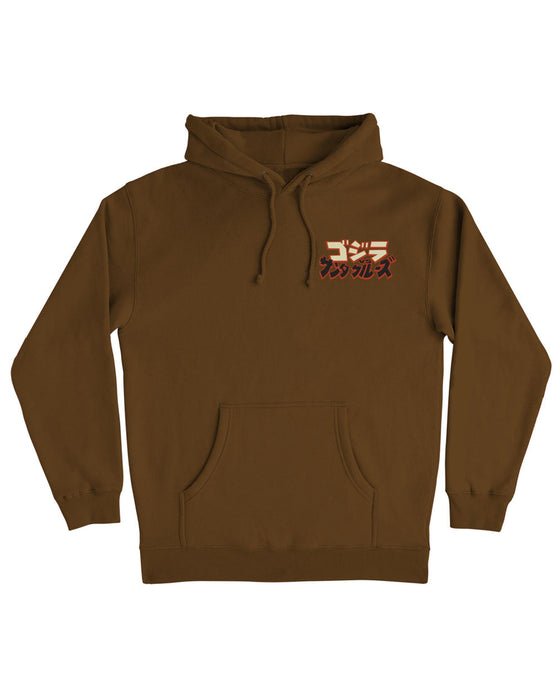 Santa Cruz Men's Godzilla Hand Pullover Hoodie - Brown