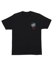 Santa Cruz Stranger Things Hellfire Pit Short Sleeve T-Shirt - Black