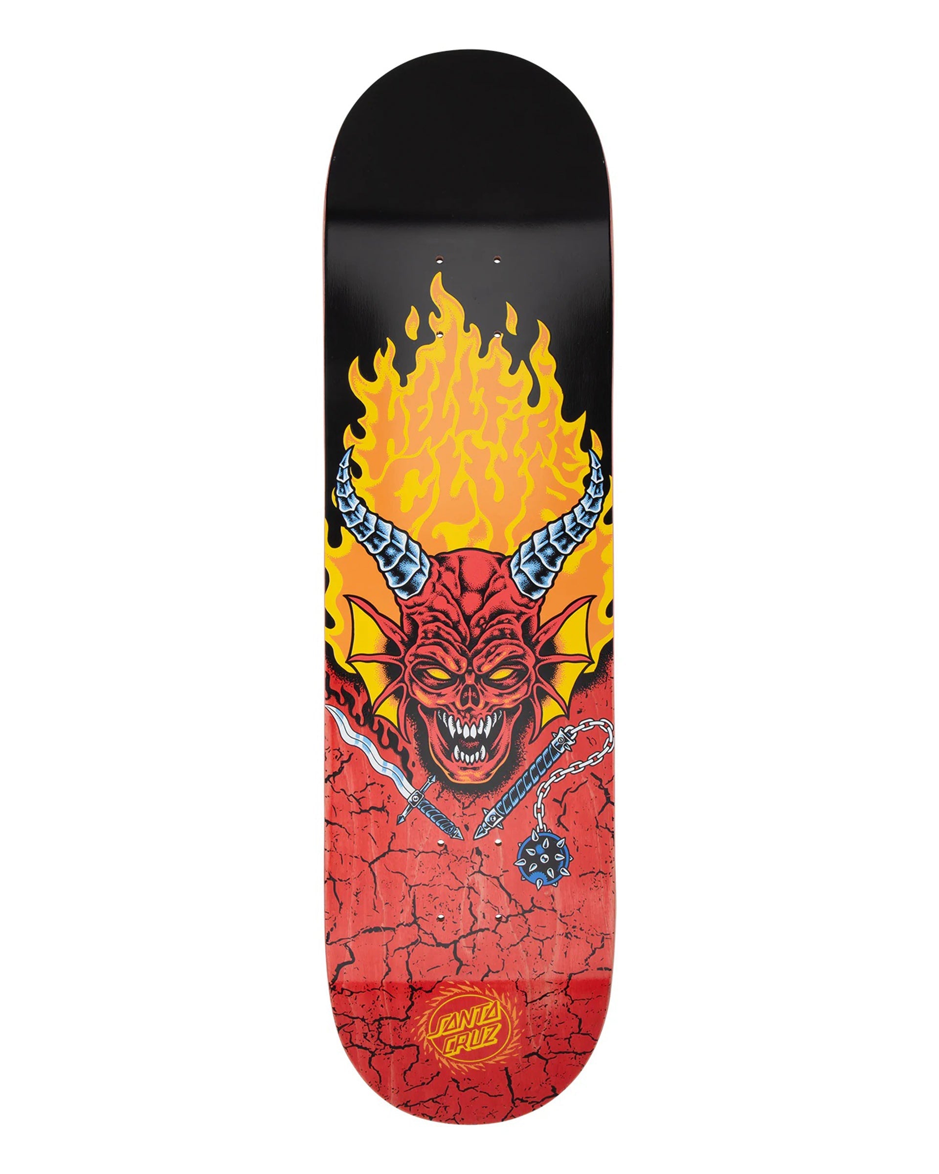 Santa Cruz Stranger Things Hellfire Club 8.25" Deck
