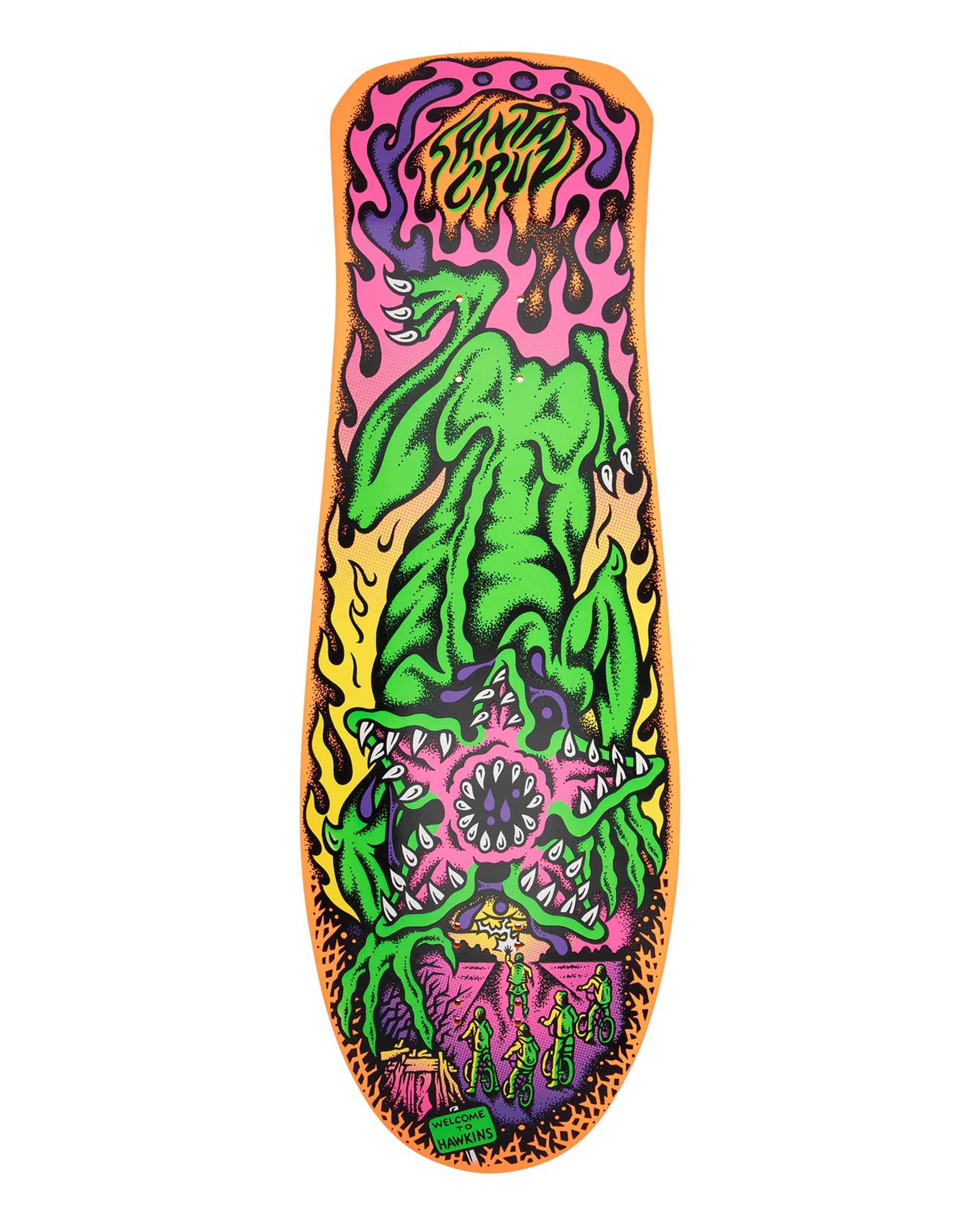 Santa Cruz Stranger Things Salba Demogorgon 10.3" x 31.1" Deck