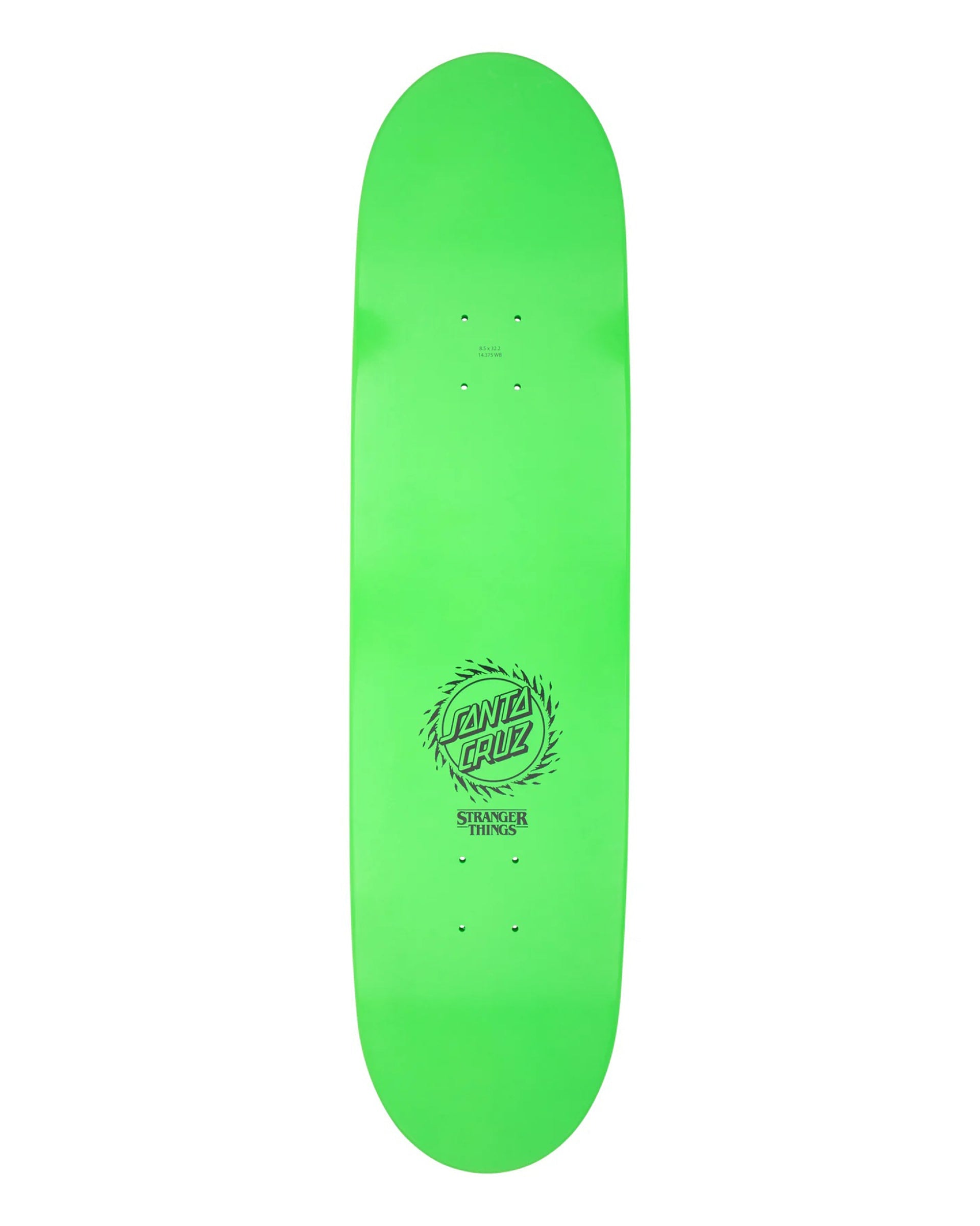Santa Cruz Stranger Things Vecna 8.5" Deck