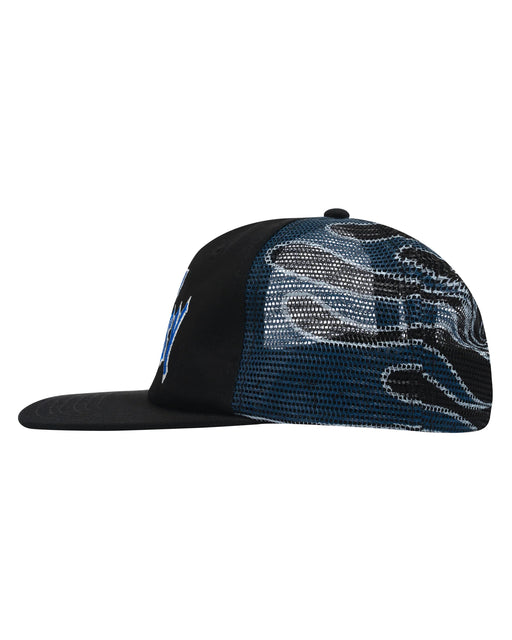 Sci-Fi Fantasy Biker Logo Hat - Black