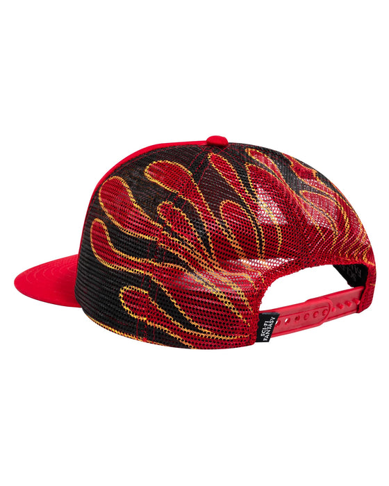 Sci-Fi Fantasy Biker Logo Hat - Red