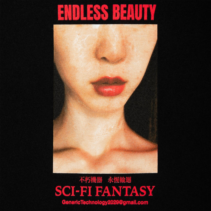 Sci-Fi Fantasy Endless Beauty Short Sleeve T-Shirt - Black