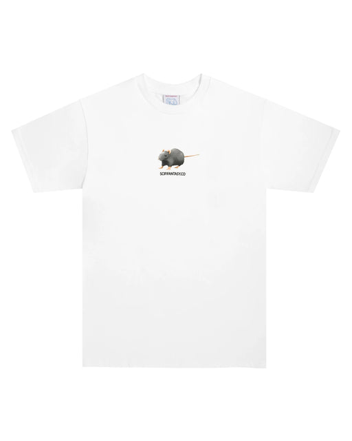 Sci-Fi Fantasy Rat Short Sleeve T-Shirt - White