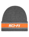 Sci-Fi Fantasy Stripe Fold Logo Beanie - Heather