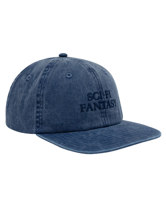 Sci-Fi Fantasy Washed Logo Hat - Navy