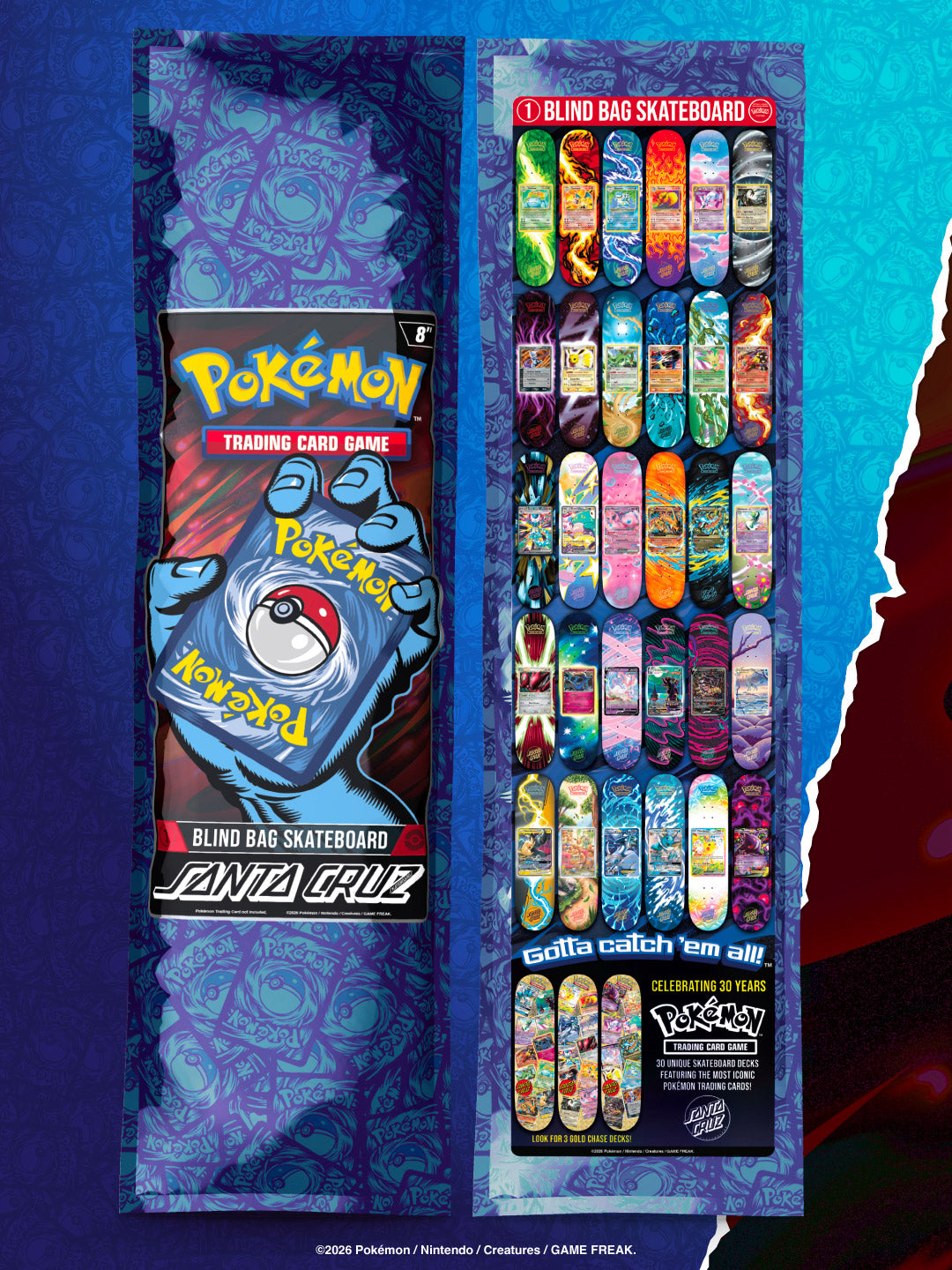 Santa Cruz x Pokemon Blind Bag Deck (2026)
