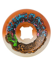 Slime Balls Hairballs 50-50 95a 56mm Wheels - White Orange