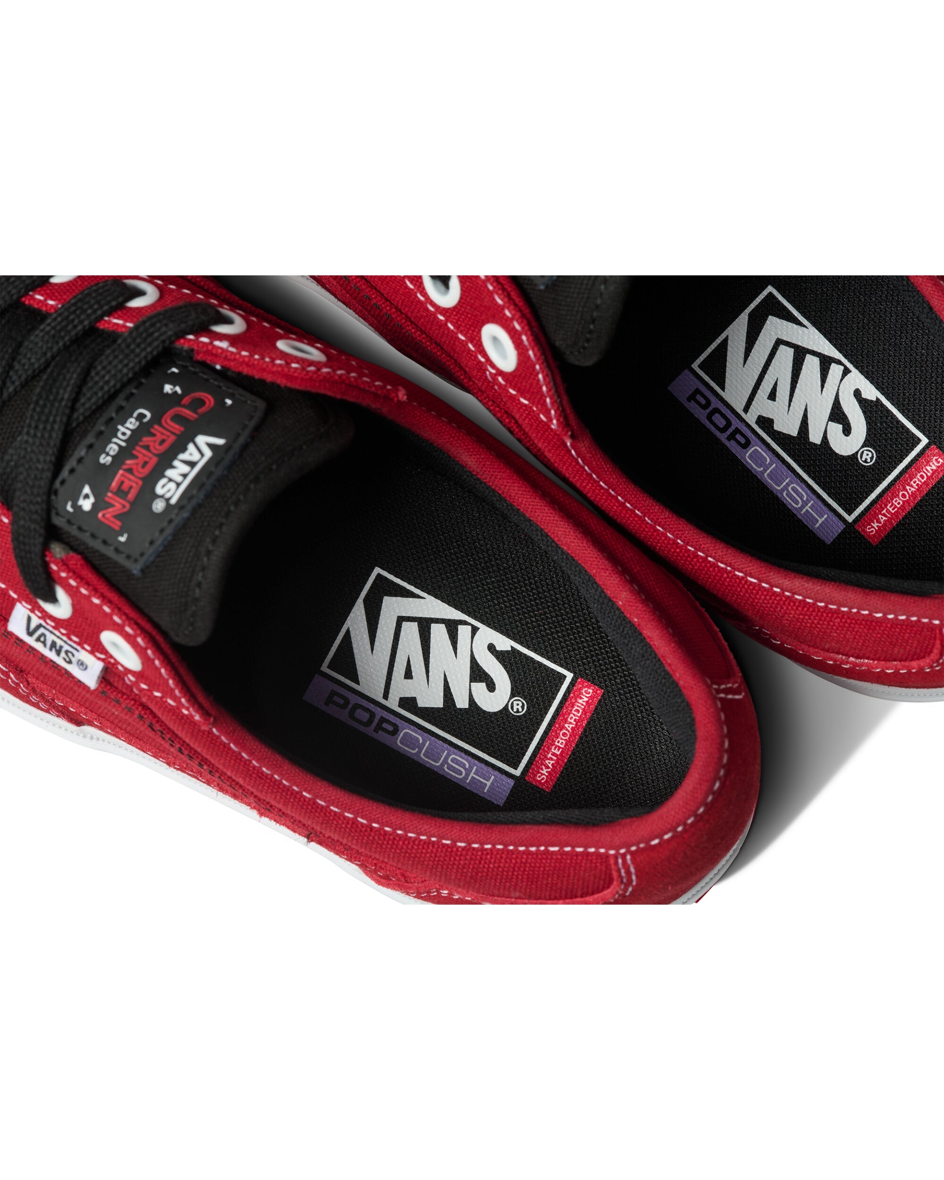 Skate Curren Caples Shoes - Red/White – Garage Skateshop