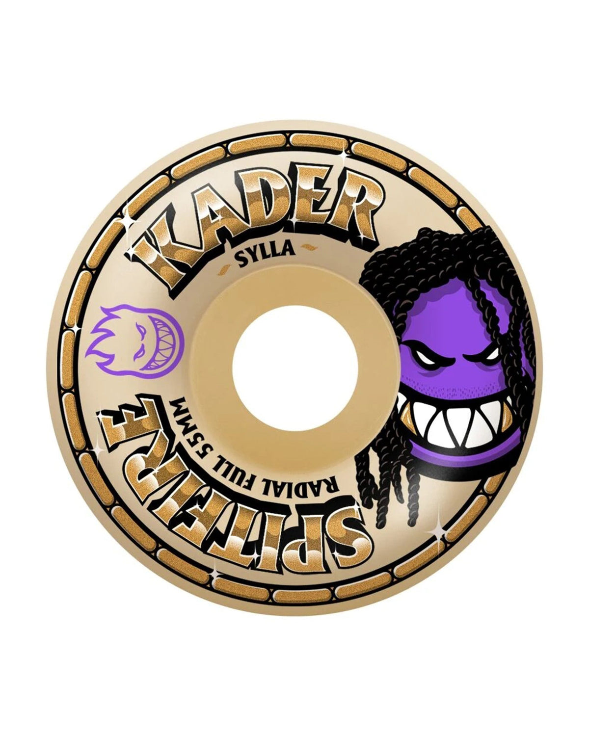 Spitfire F4 Kader Rolly Natural 99a 55mm Radial Full Wheels