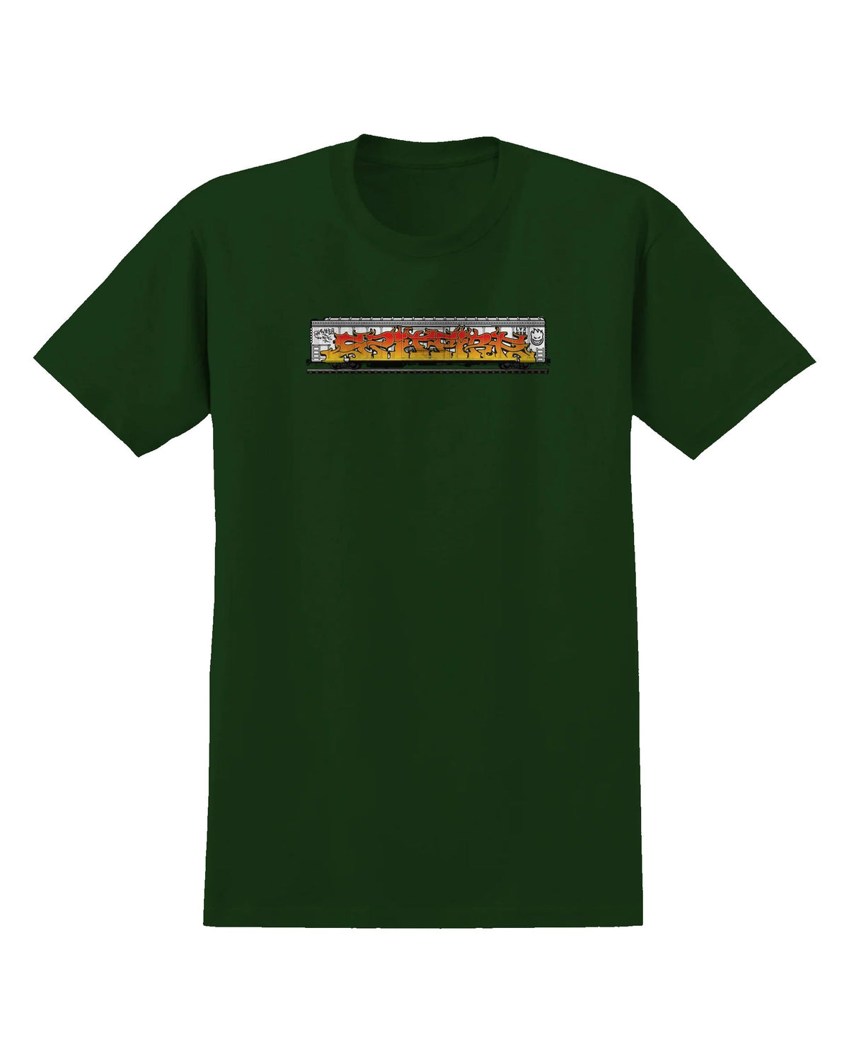 Spitfire Savie II Trainyard Short Sleeve T-Shirt - Forest