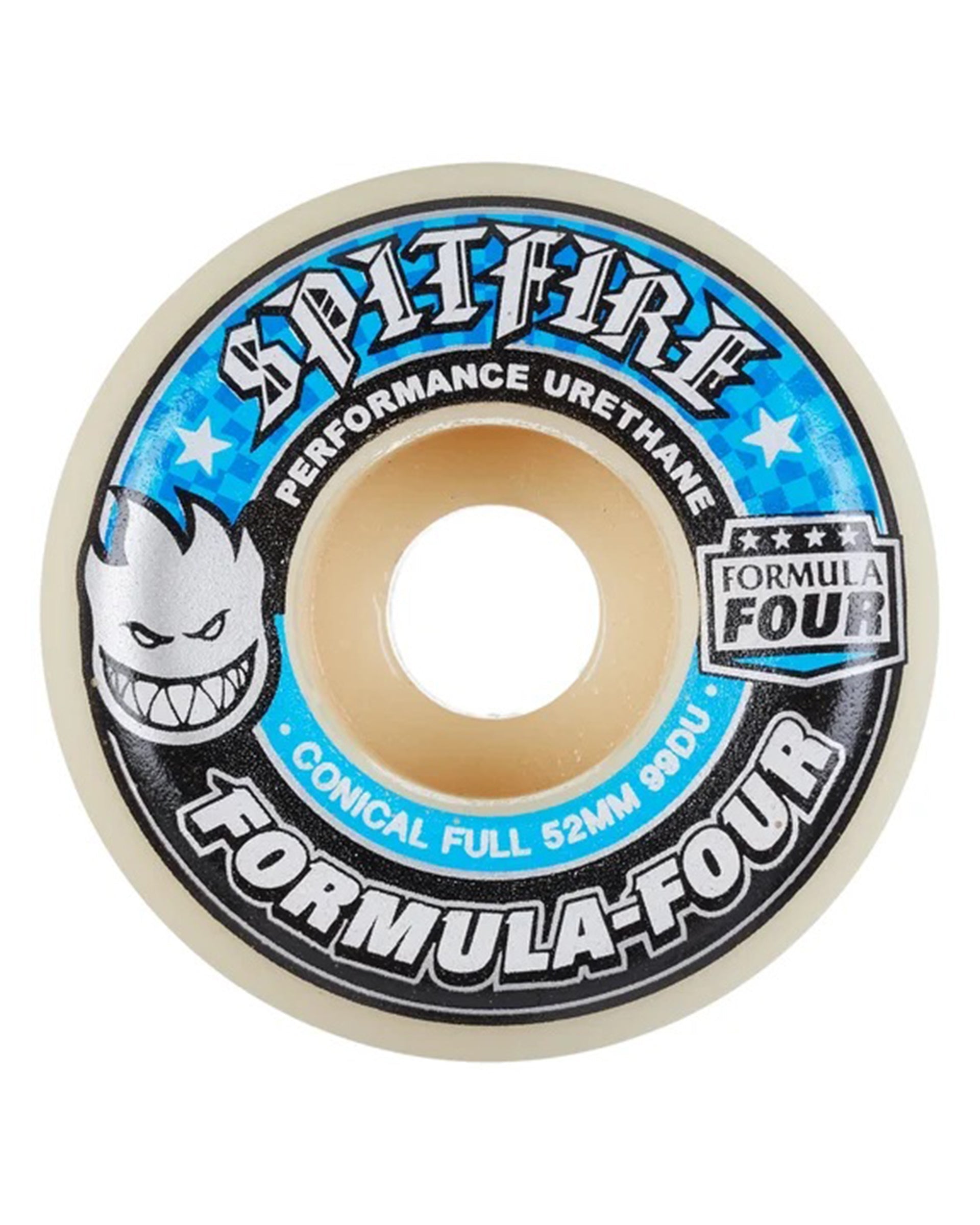 Spitfire Wheels F4 99a Conical Full 52mm Wheels