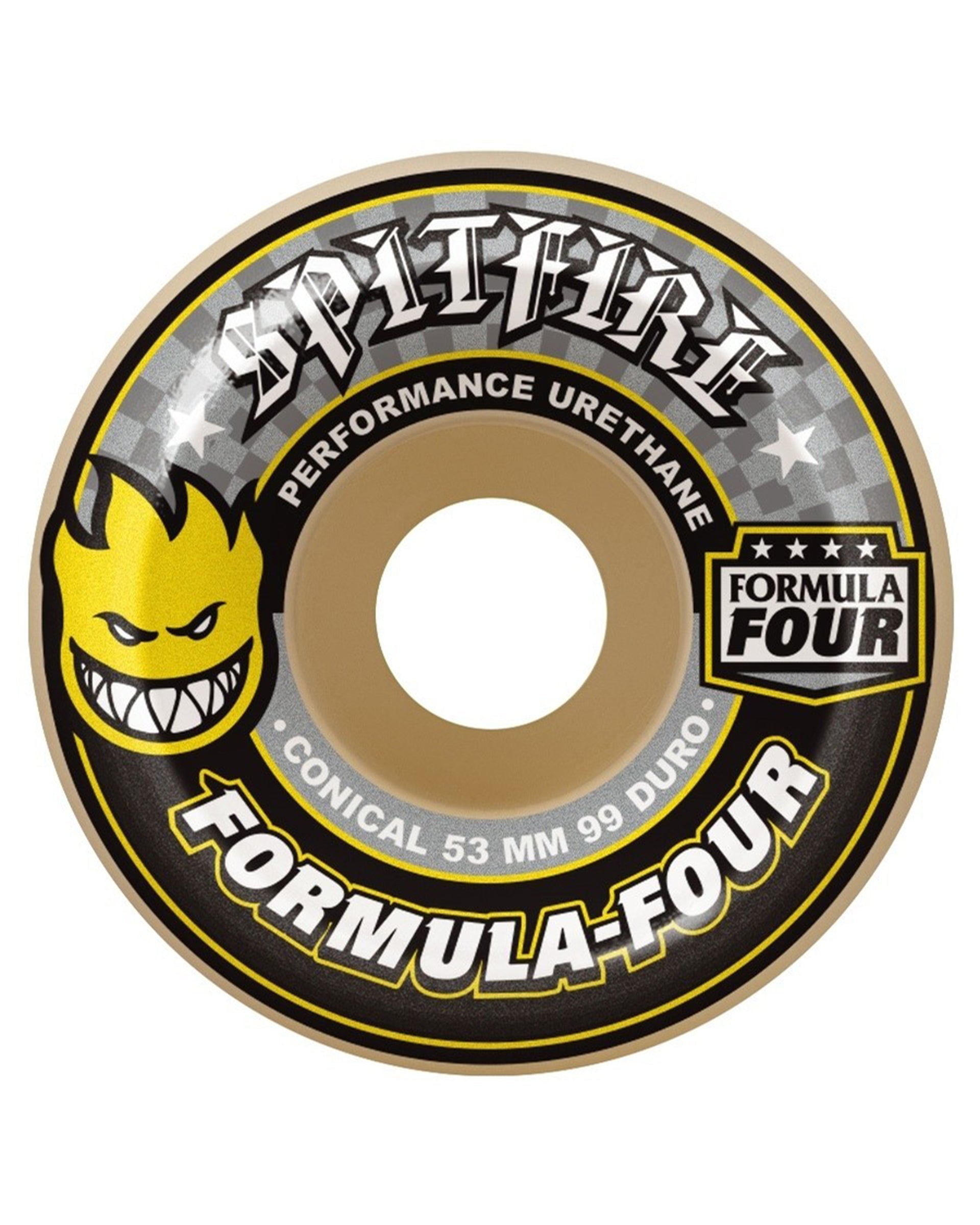 F4 99a Conical 53mm Wheels - Yellow
