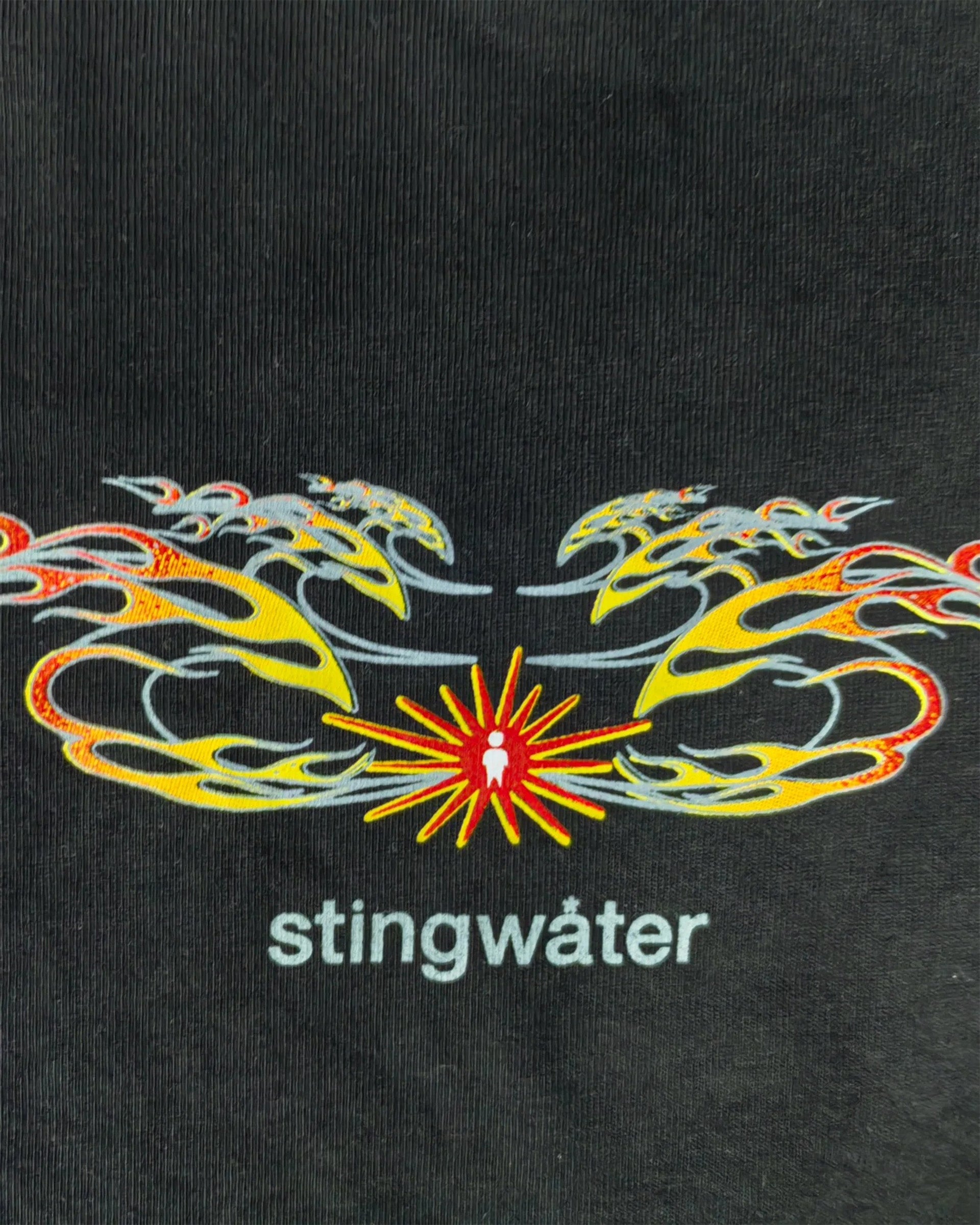 Moses Flame S/S T-Shirt - Black