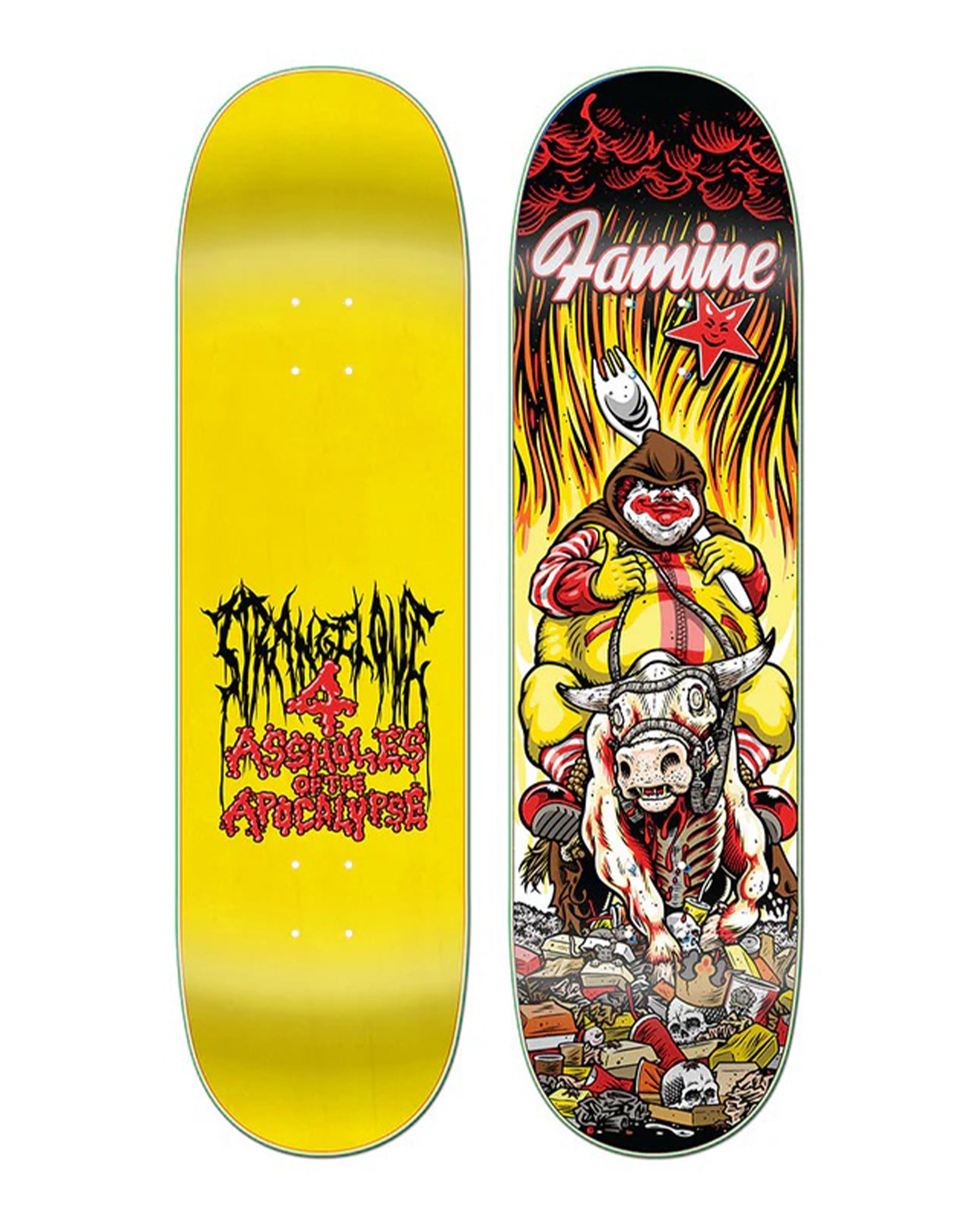 Strangelove Skateboards Sean Cliver Famine 8.75" Deck