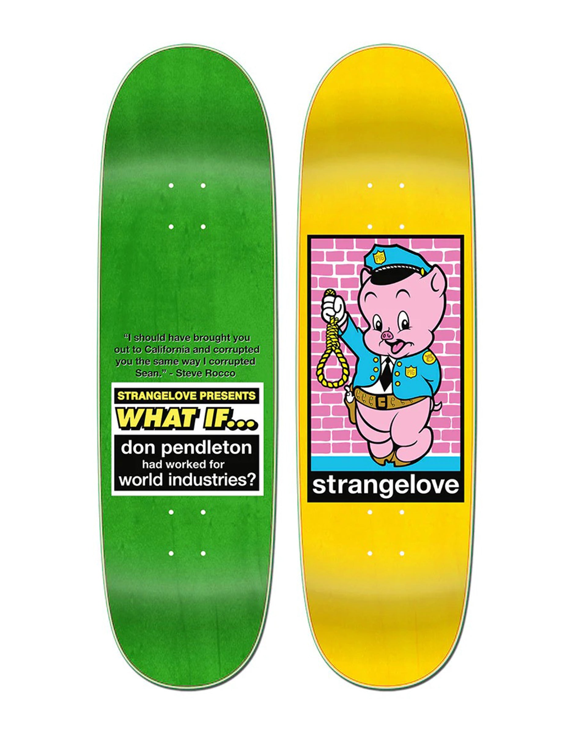 Strangelove Skateboards Don Pendleton What If... 8.875" Deck