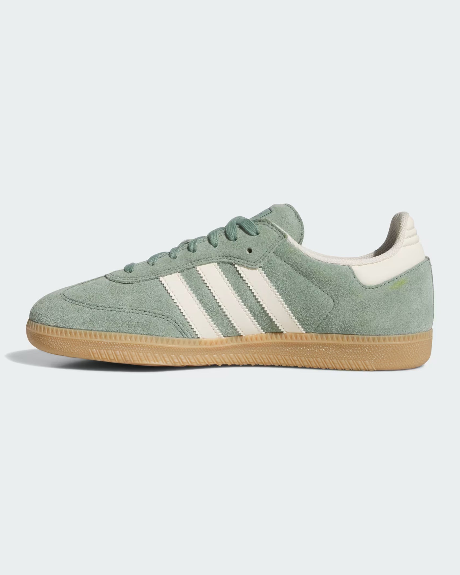 Adidas Samba ADV Shoes - Silver Green / Wonder White / Gold Metallic