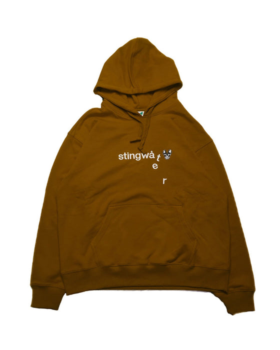Stingwater Embroidered Melting Logo and Skull Patch Hoodie
