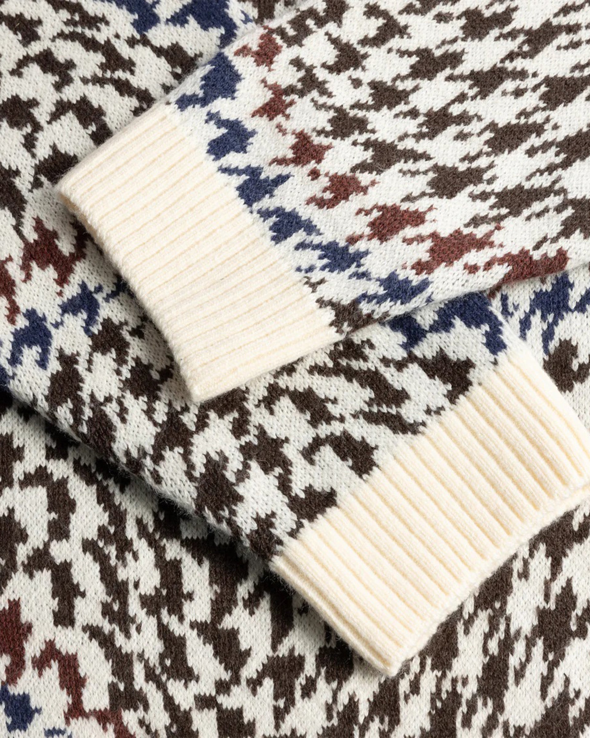 Houndstooth Knit Sweater – Garage Skateshop