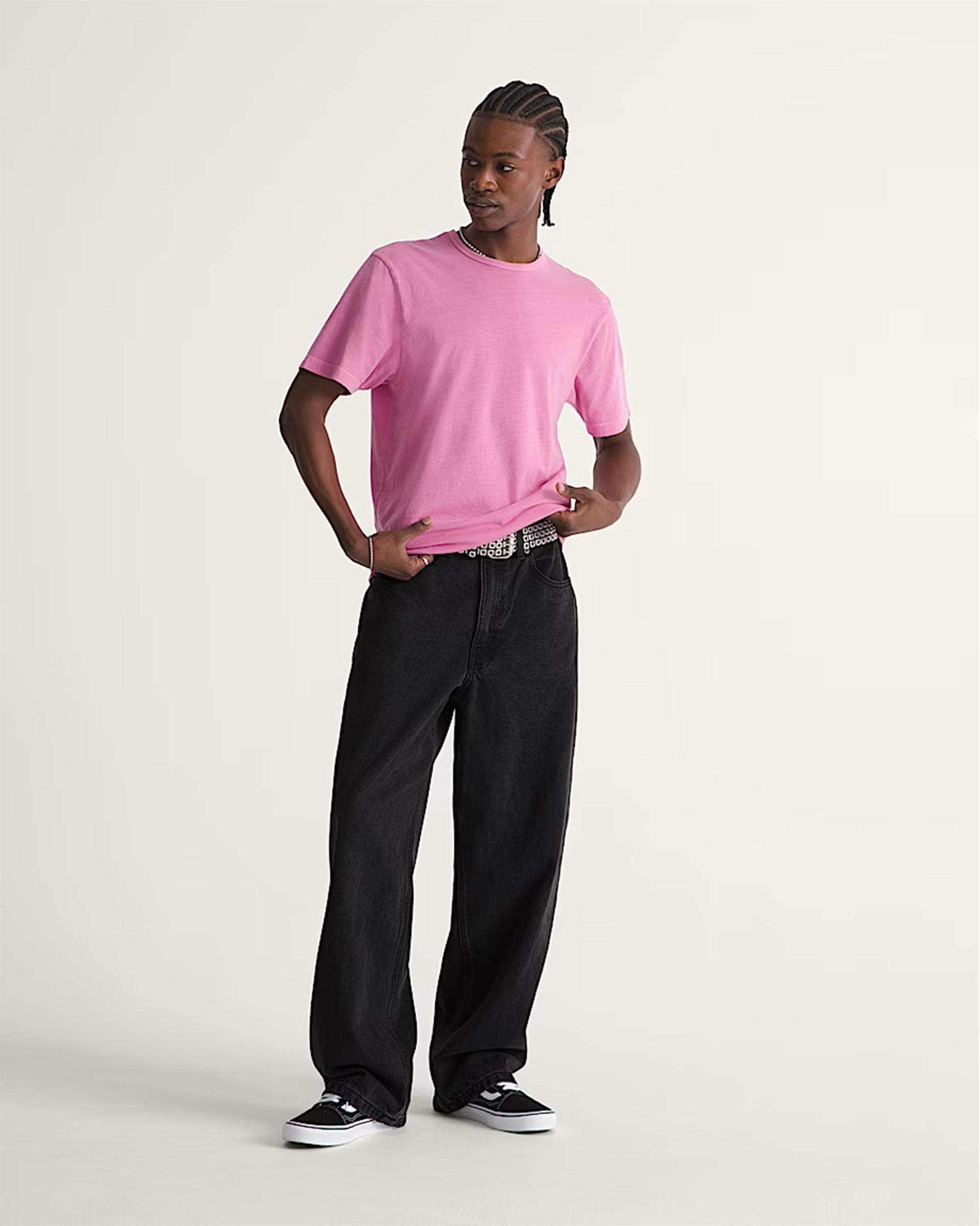 Vans Check-5 Baggy Denim Pants - Black