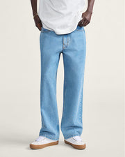 Check-5 Baggy Denim Pants - Stonewash Blue