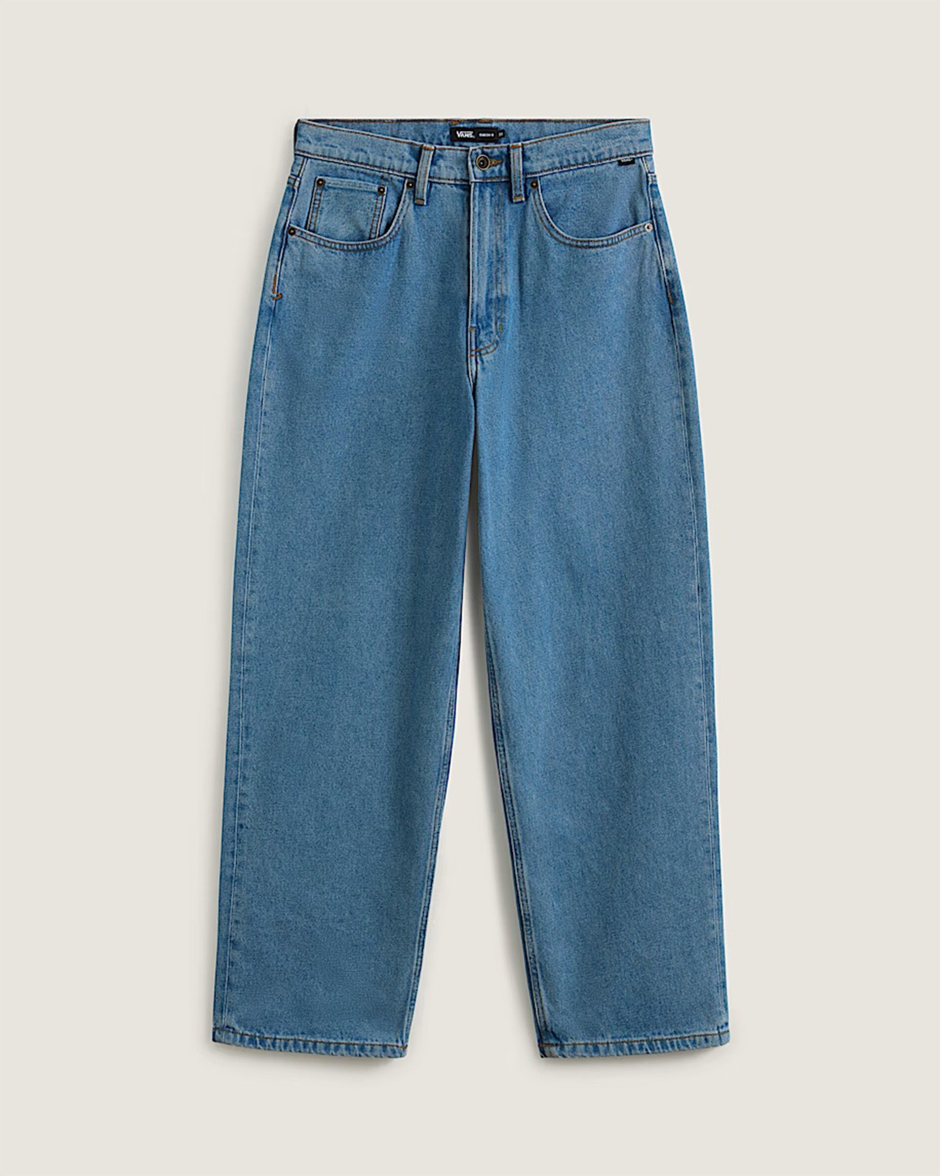 Check-5 Baggy Denim Pants - Stonewash Blue
