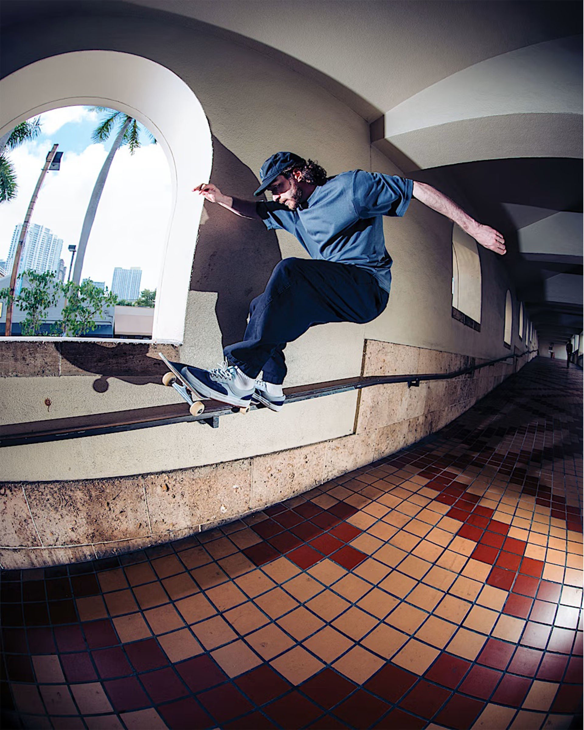 Vans Skate Era Wafflecup Shoes - Navy Blue/Light Blue