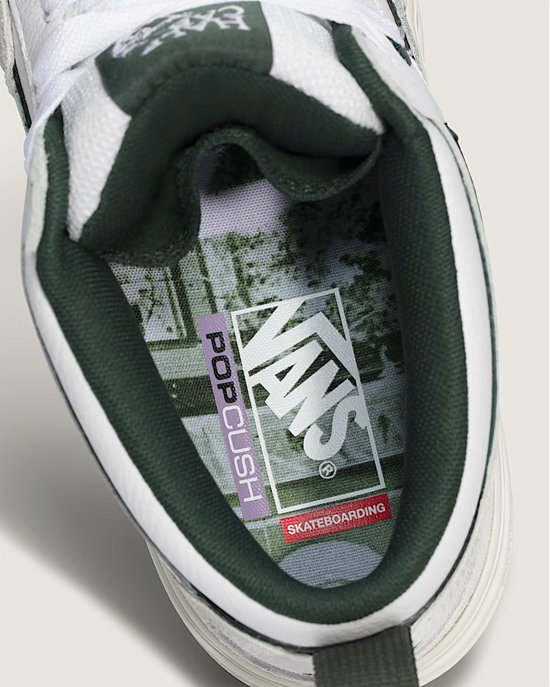 Vans Skate Half Cab Wafflecup Shoe - Una Farrar Utility Block Blanc De Blanc