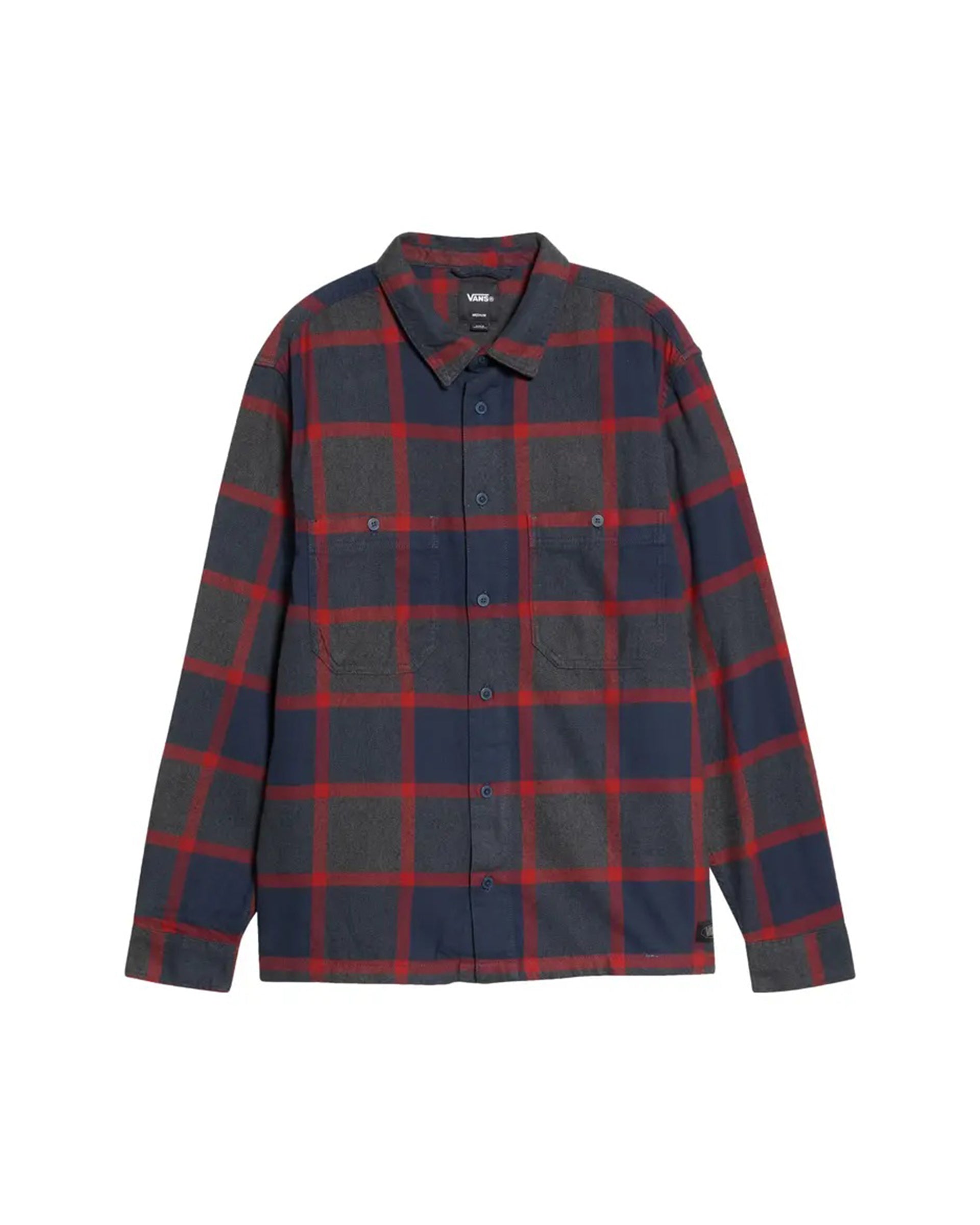Vans Larkspur Plaid Flannel - Parisian Night/Poppy Ember