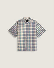 Vans Larkspur Timber Plaid Short Sleeve Shirt - Almond Crisp