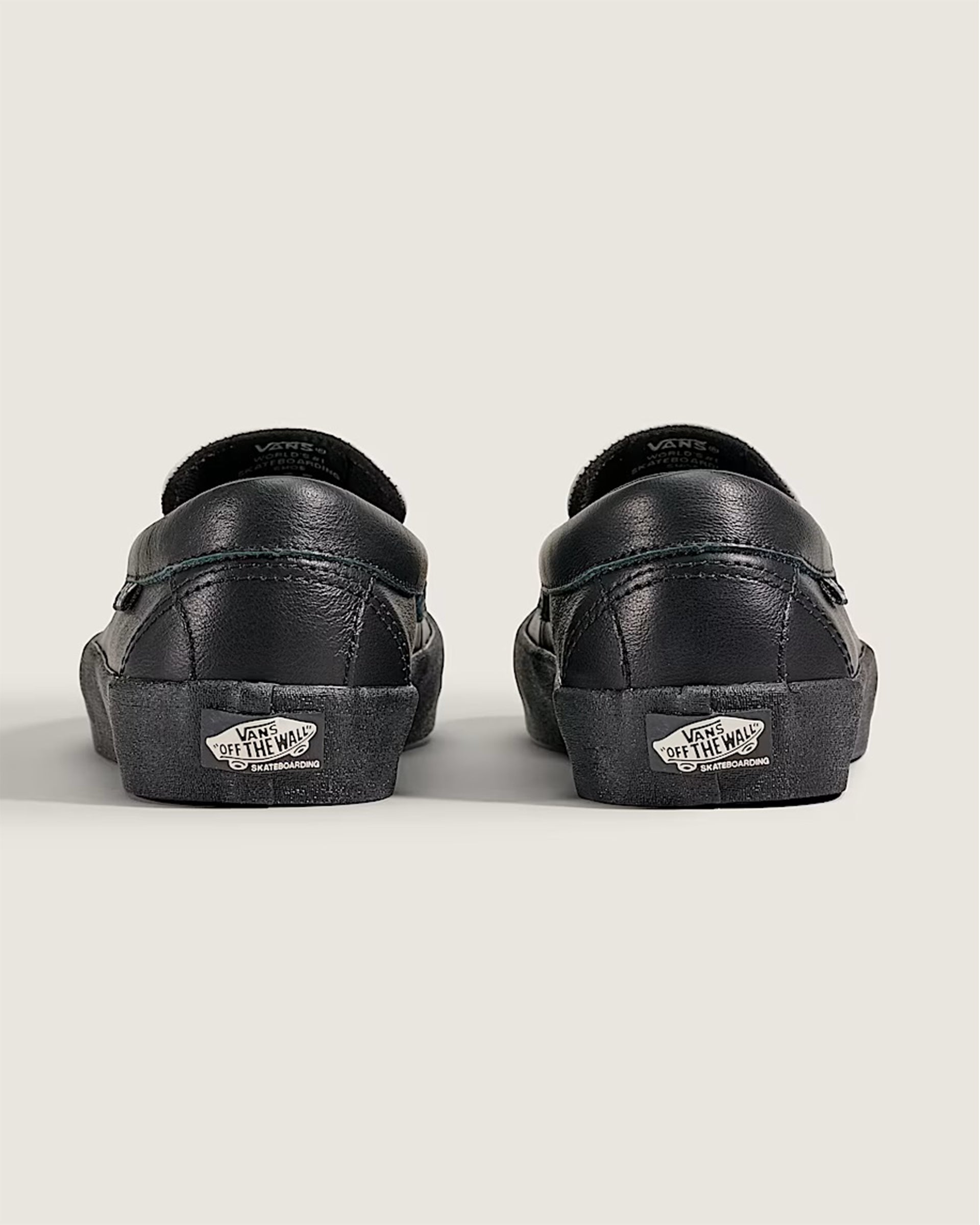 Vans Skate Loafer Shoe - Black/White