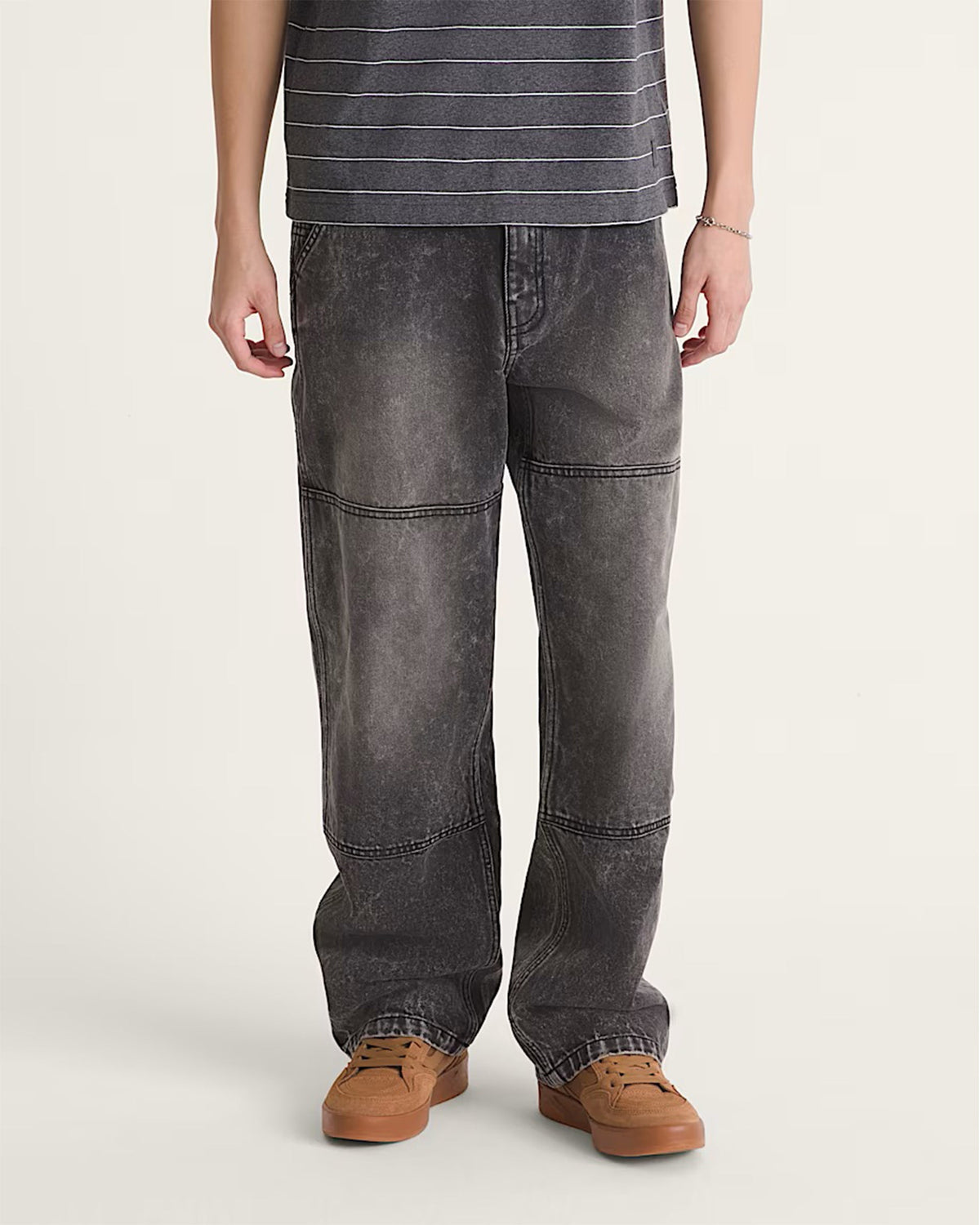 Vans x Rowan Double Knee Denim Pants - Stonewash Black