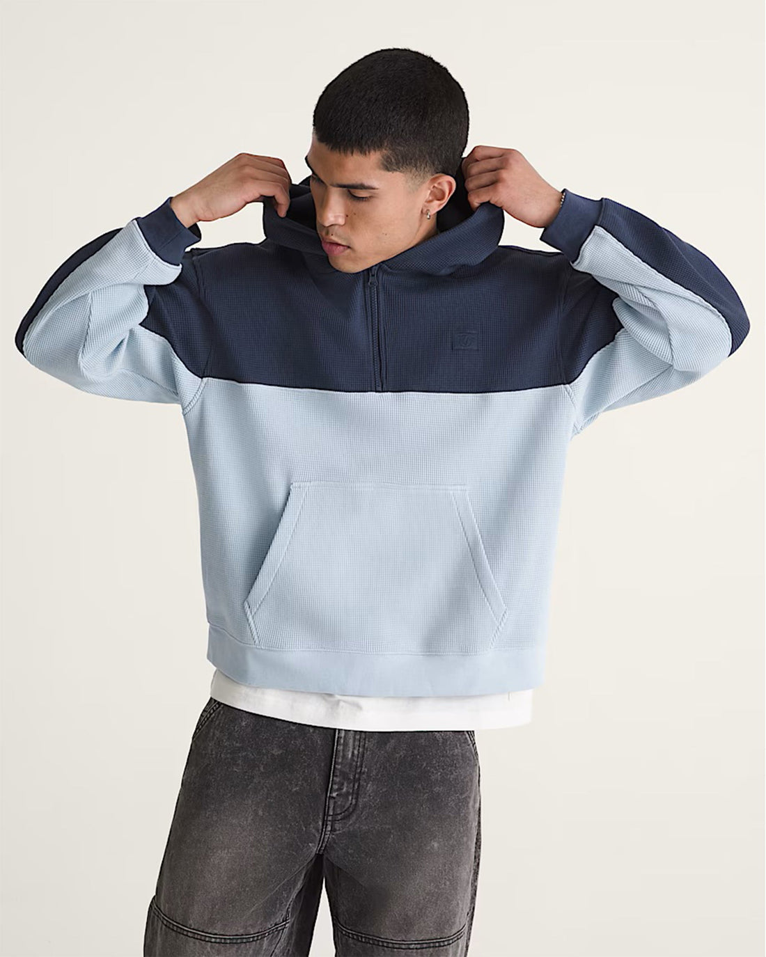 Vans x Rowan Quarter Zip Hoodie - Parisian Night Blue/Soft Slate Blue
