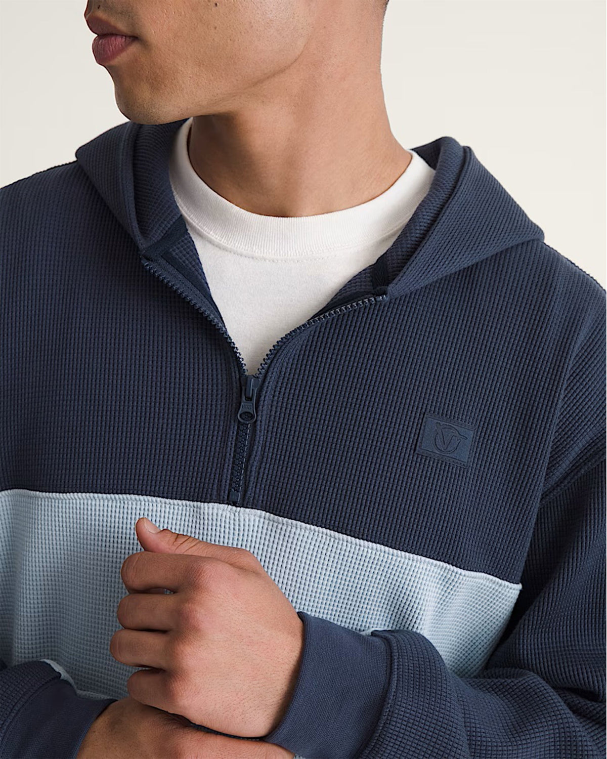 Vans x Rowan Quarter Zip Hoodie - Parisian Night Blue/Soft Slate Blue