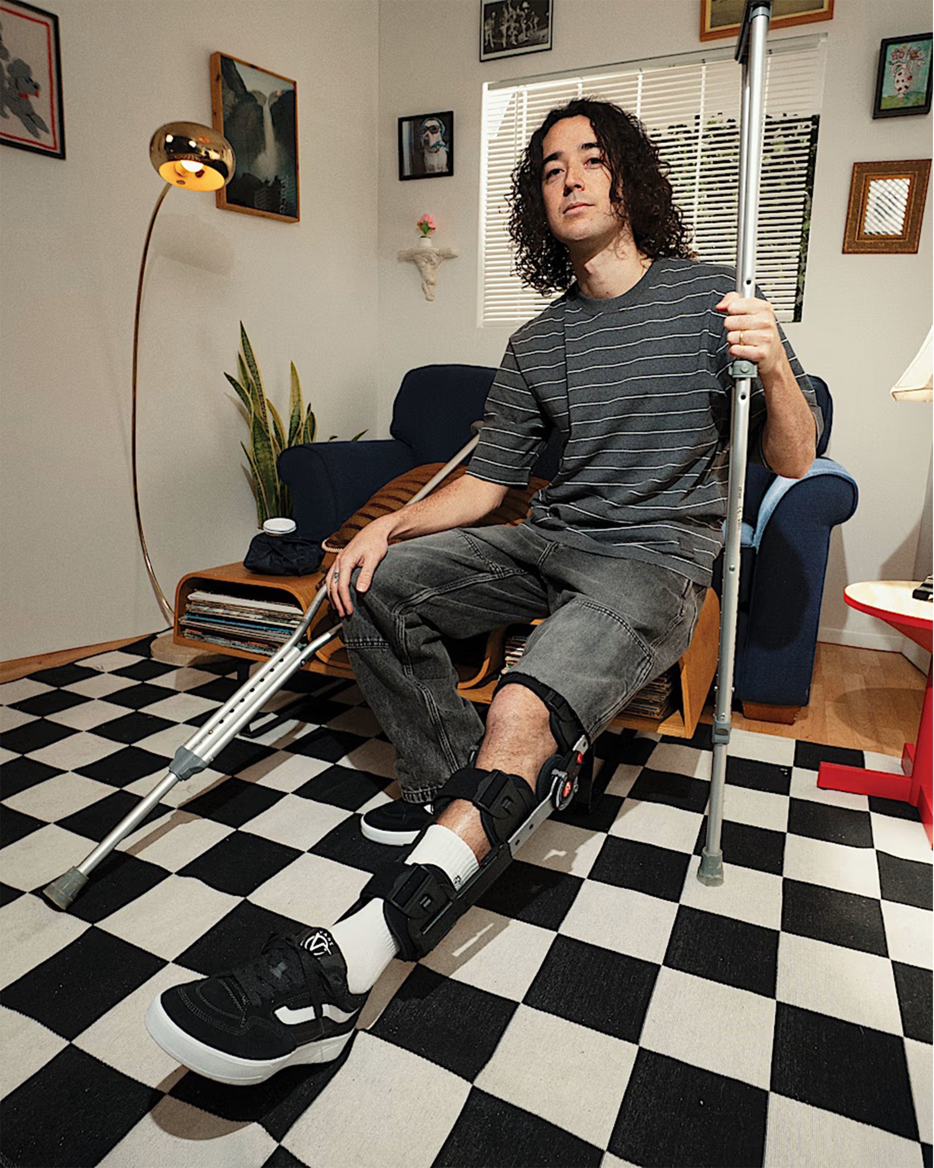 Vans Skate Rowan Z3 Shoes - Black/White/Red