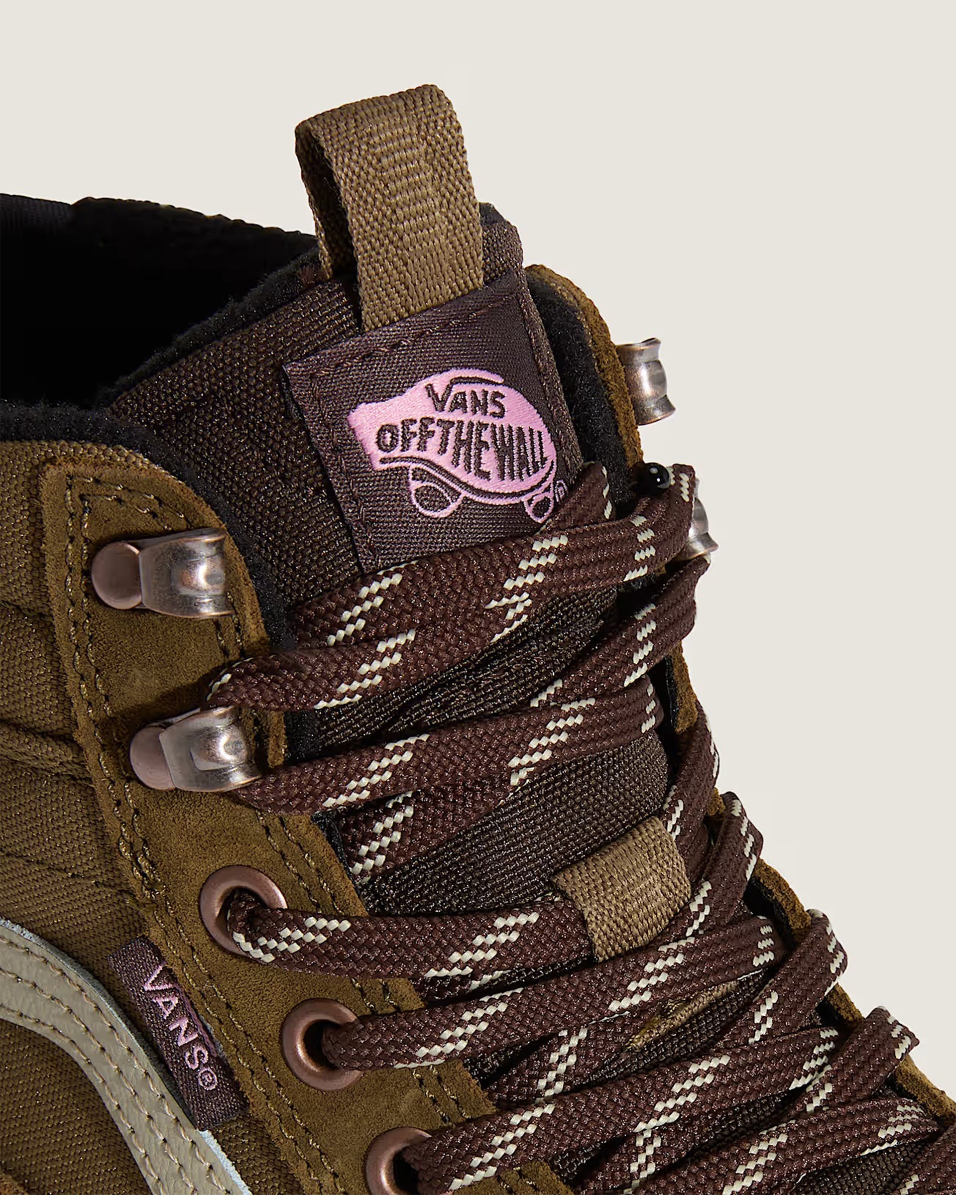 Vans Sk8-Hi Waterproof Insulated Shoe - Brown/Pink