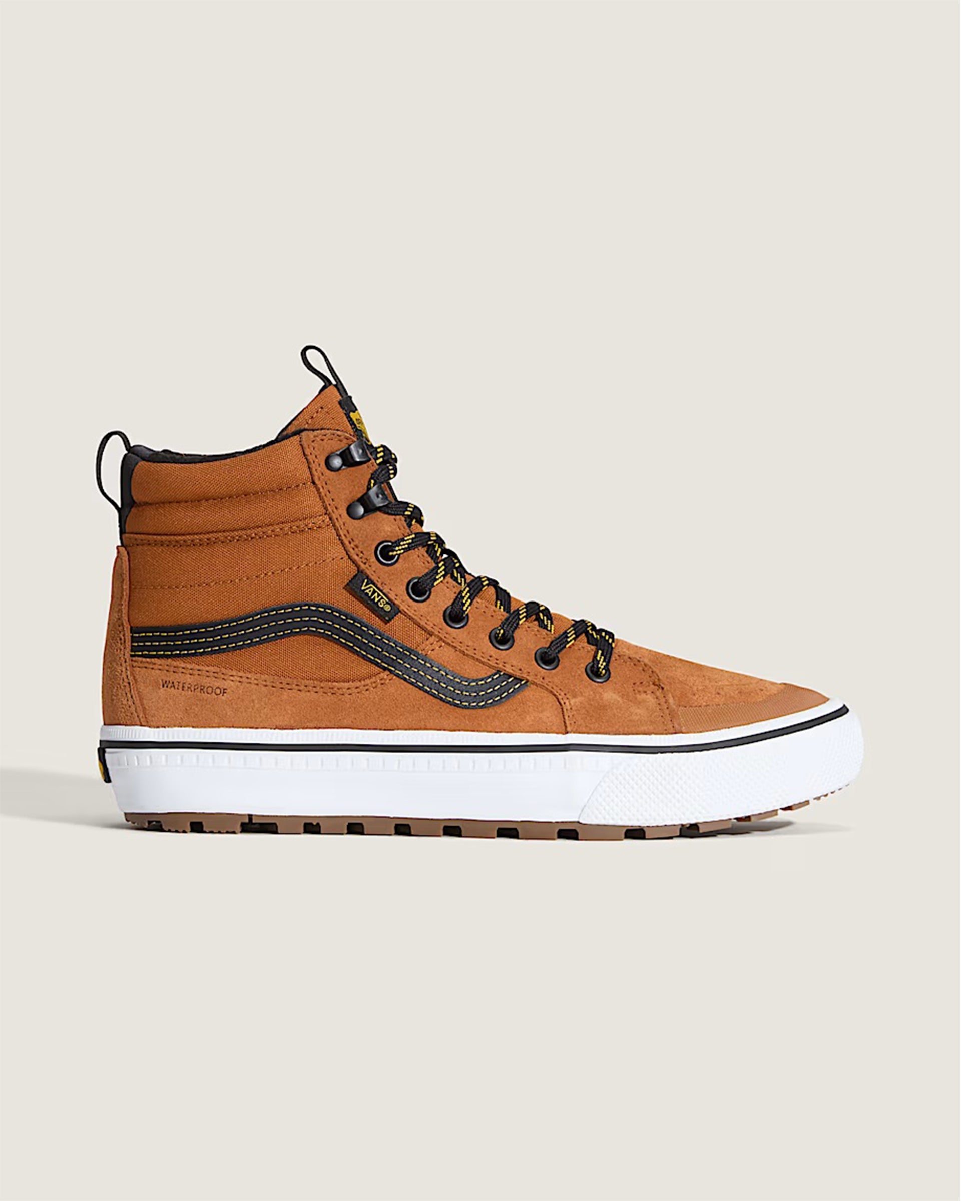 Vans Sk8-Hi Waterproof Insulated Shoe - Glazed Ginger Brown