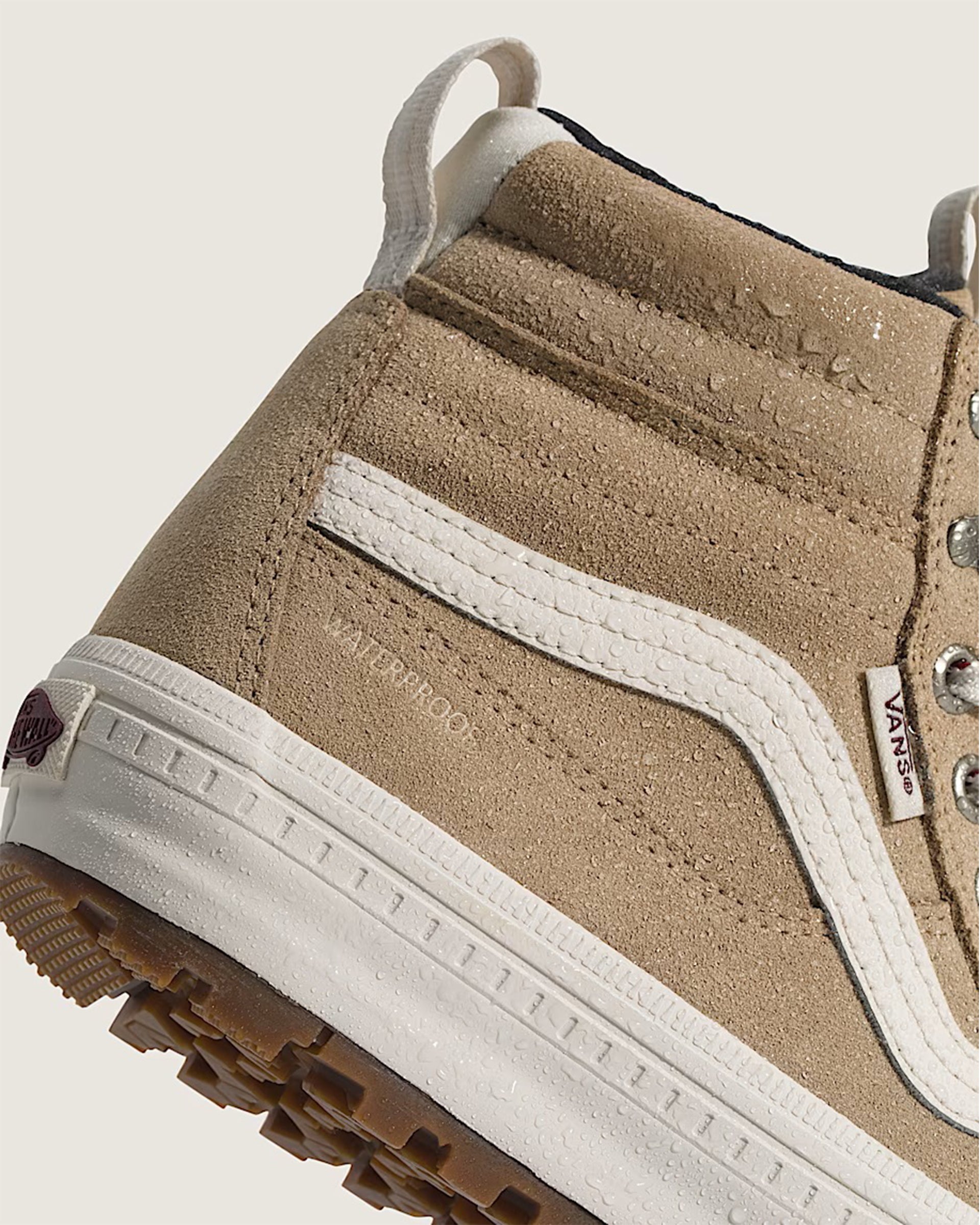 Vans Sk8-Hi Waterproof Insulated Shoe - Brown/White