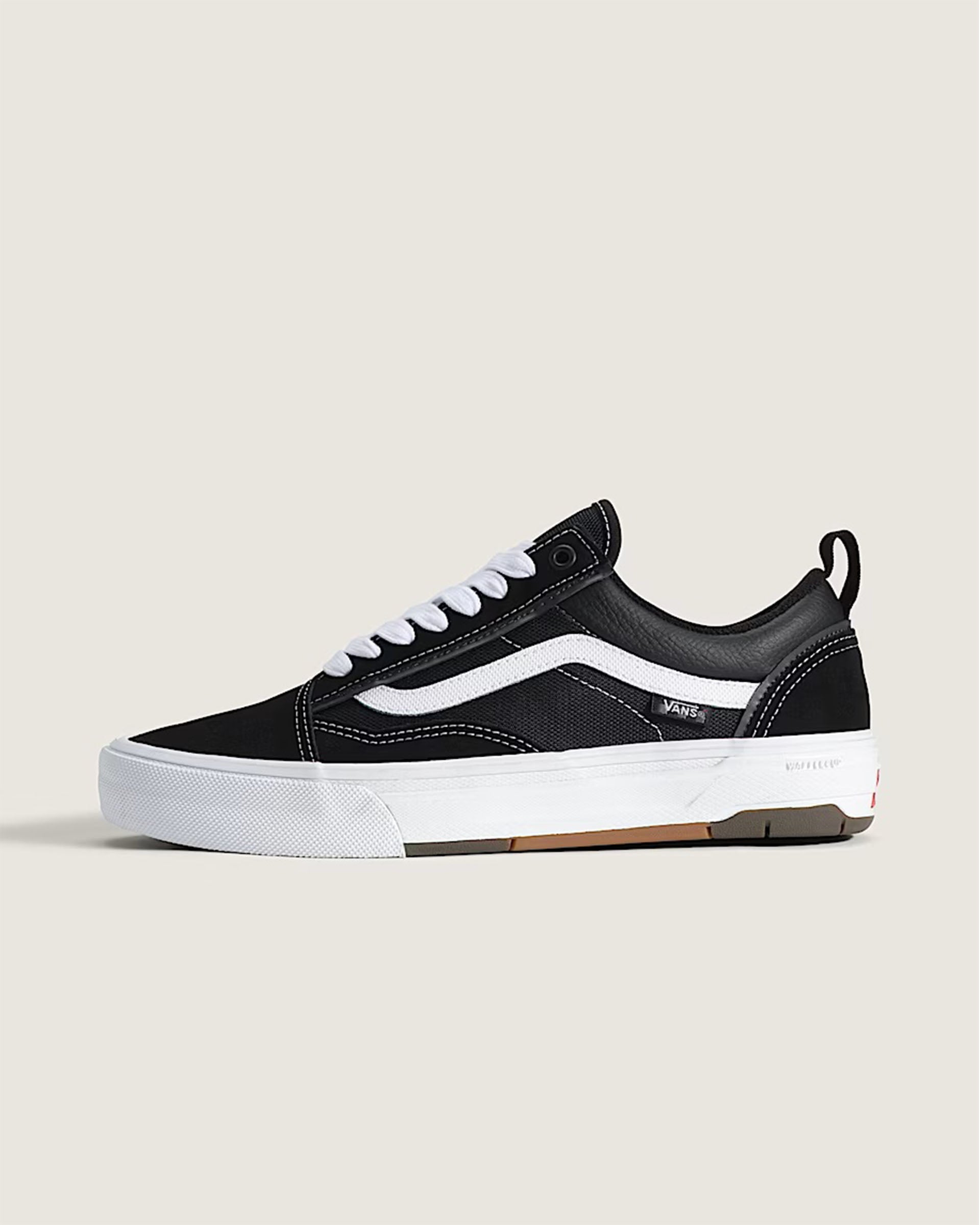 Vans Skate Old Skool Wafflecup Shoe - Black/White