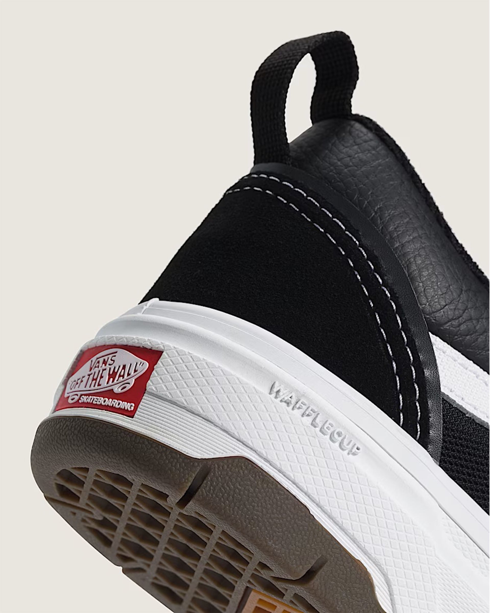 Vans Skate Old Skool Wafflecup Shoe - Black/White