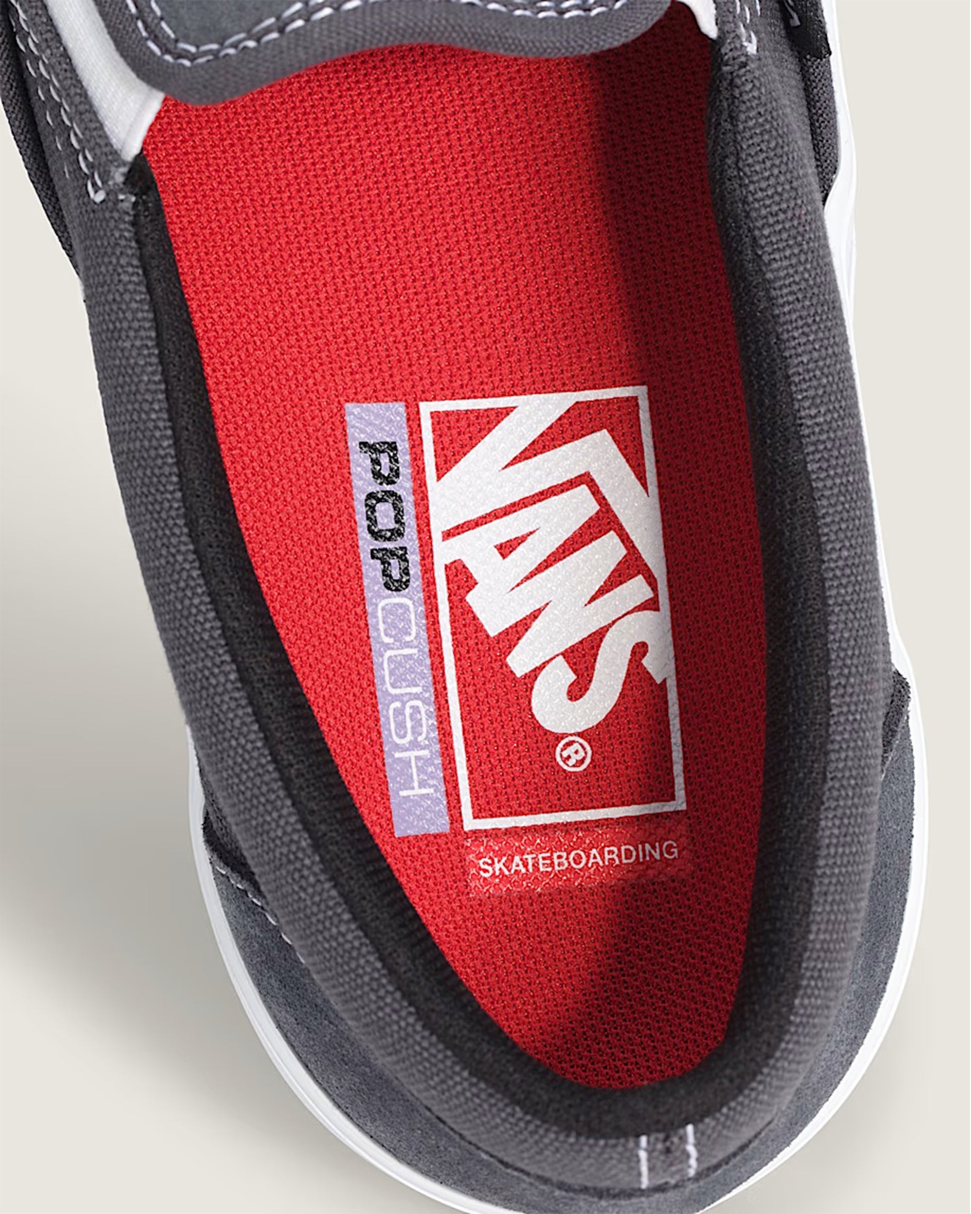 Vans Skate Slip-On Shoes - Charcoal Grey
