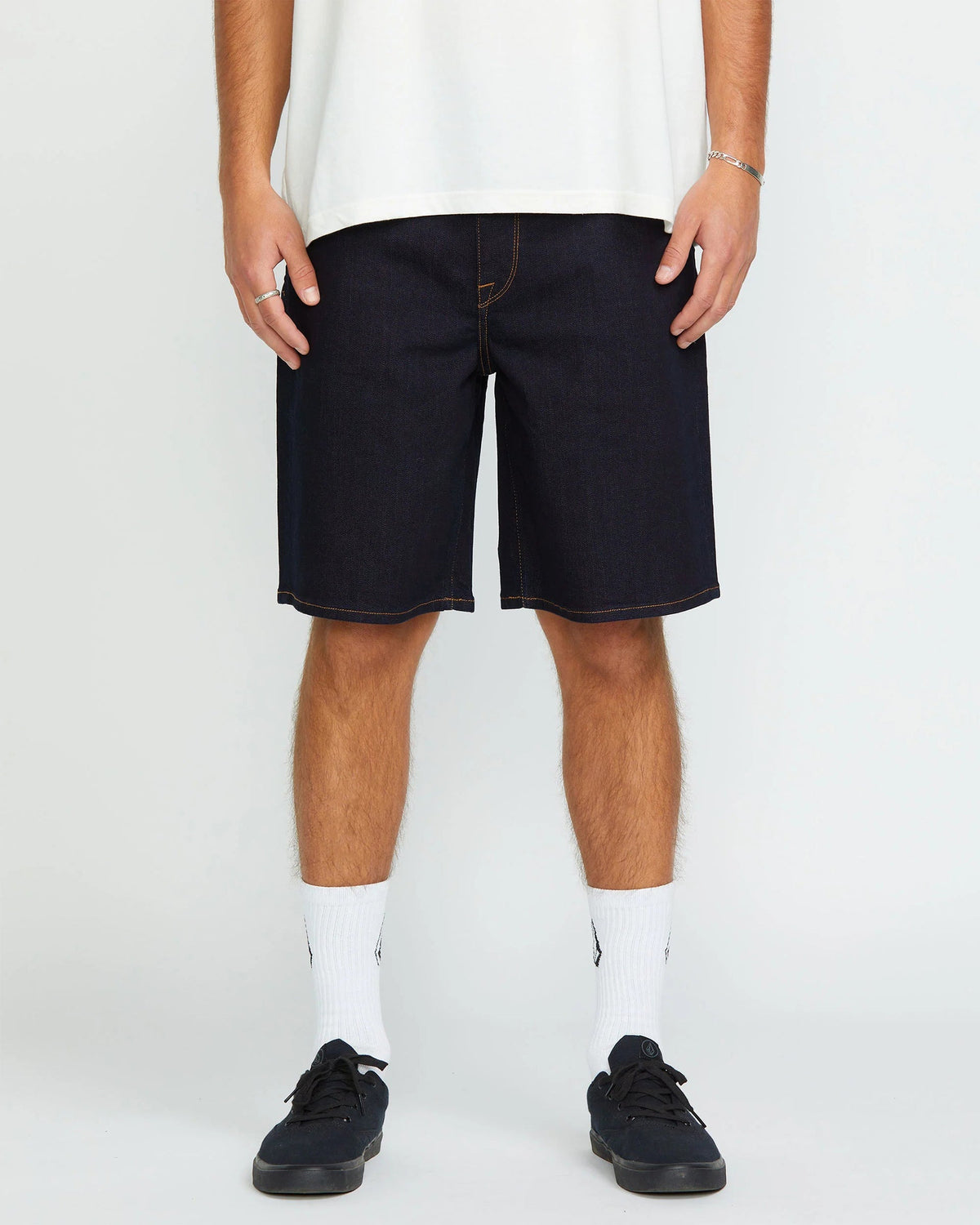 Volcom Billow Denim Shorts - Rinse