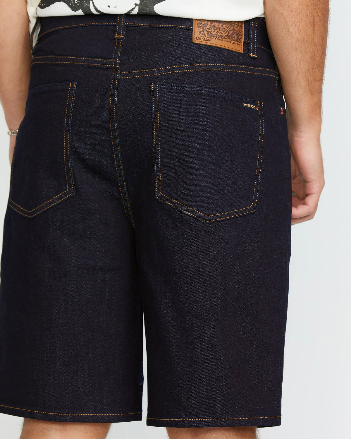 Volcom Billow Denim Shorts - Rinse