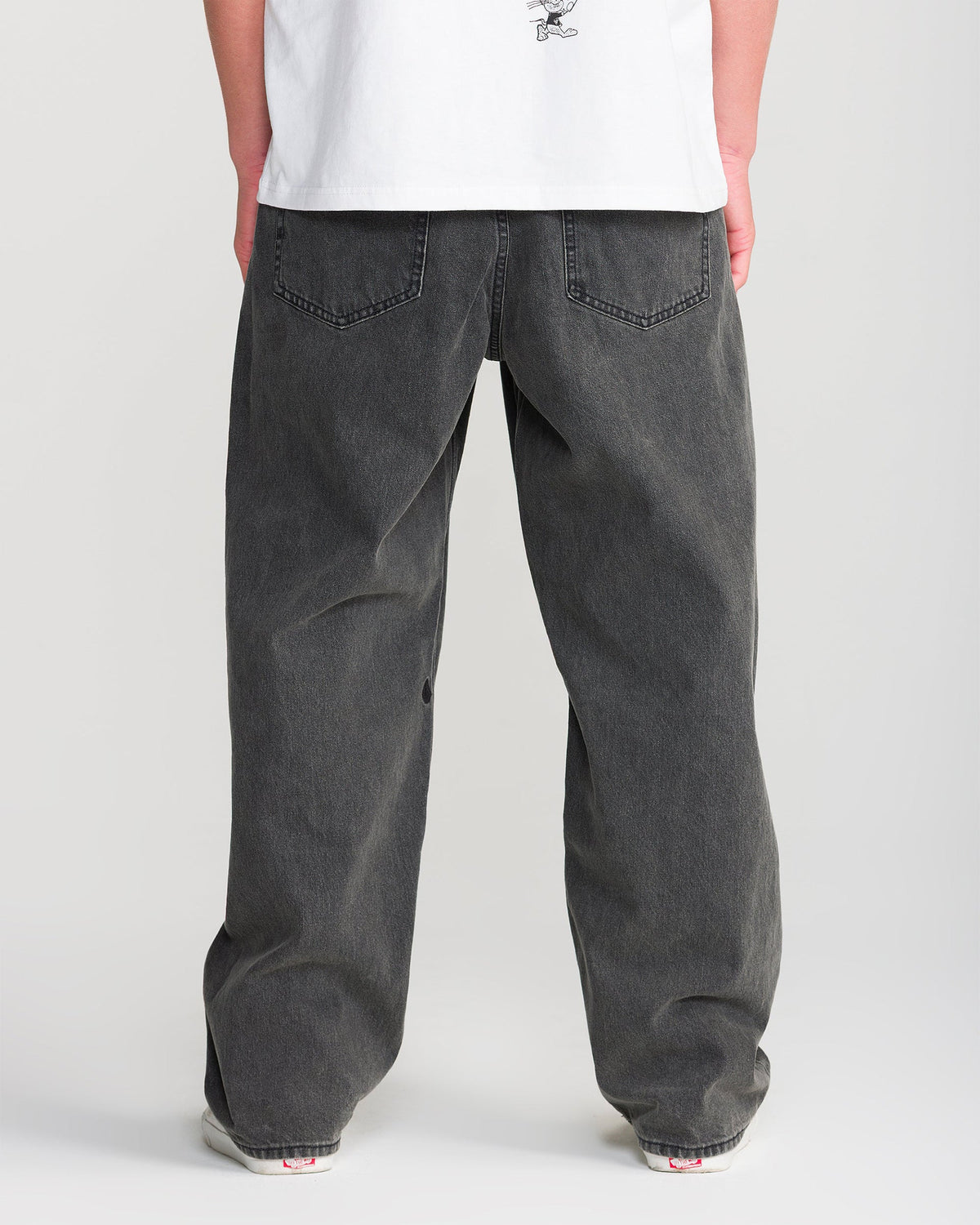 Billow Denim Pants - Charcoal Black