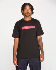 Volcom Dual Euro Short Sleeve T-Shirt - Black