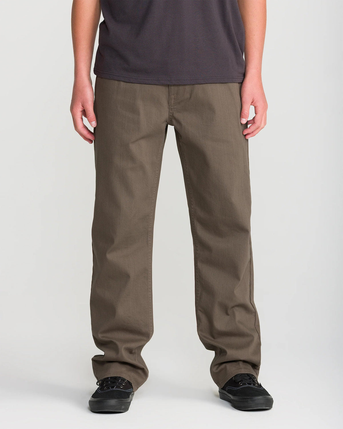 Volcom Kinkade Slub Pants - Major Brown