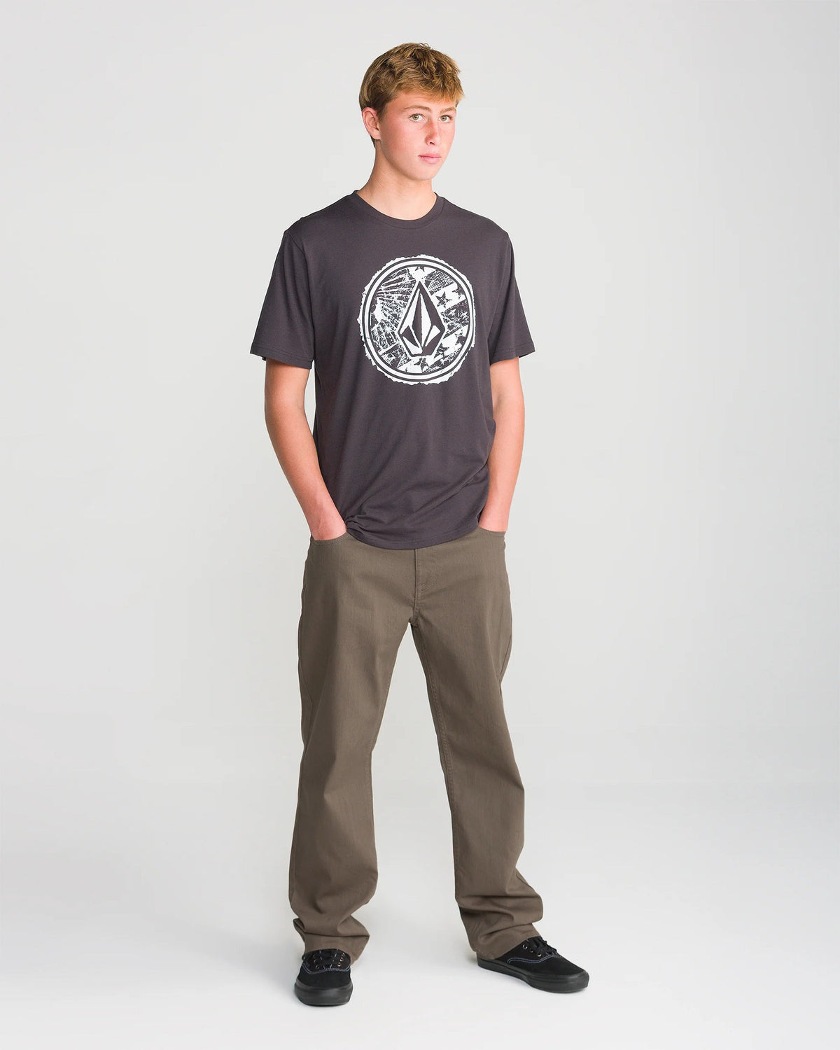 Volcom Kinkade Slub Pants - Major Brown
