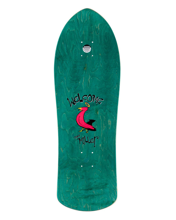 Welcome Skateboards Chris Miller Beast on Crossbone 10" Deck